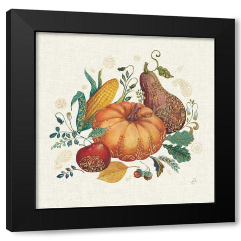 Spice Season VII Black Modern Wood Framed Art Print with Double Matting by Brissonnet, Daphne