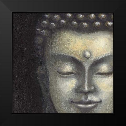 Serene Buddha I Crop Black Modern Wood Framed Art Print by McBride, Naomi