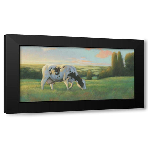 Farm Life I Black Modern Wood Framed Art Print with Double Matting by Wiens, James