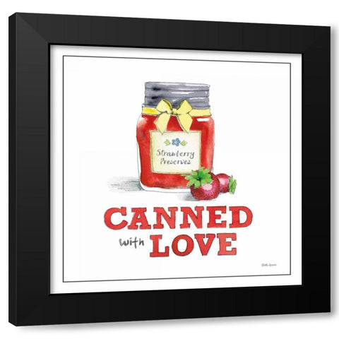 Fresh From the Garden VII No Border Sq Black Modern Wood Framed Art Print with Double Matting by Grove, Beth