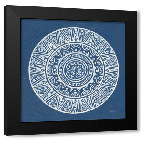 Circle Designs III Black Modern Wood Framed Art Print by Lovell, Kathrine