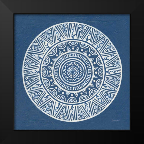 Circle Designs III Black Modern Wood Framed Art Print by Lovell, Kathrine