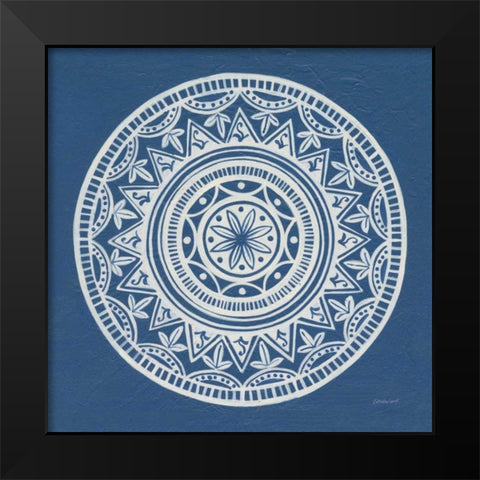 Circle Designs IV Black Modern Wood Framed Art Print by Lovell, Kathrine
