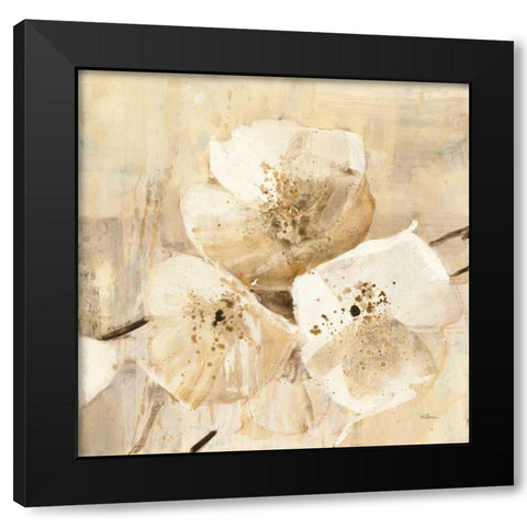 Elegance III Black Modern Wood Framed Art Print by Hristova, Albena