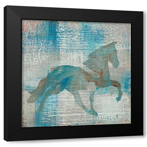 Cheval II Black Modern Wood Framed Art Print with Double Matting by Studio Mousseau