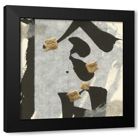 Collage I Black Modern Wood Framed Art Print by Paschke, Chris