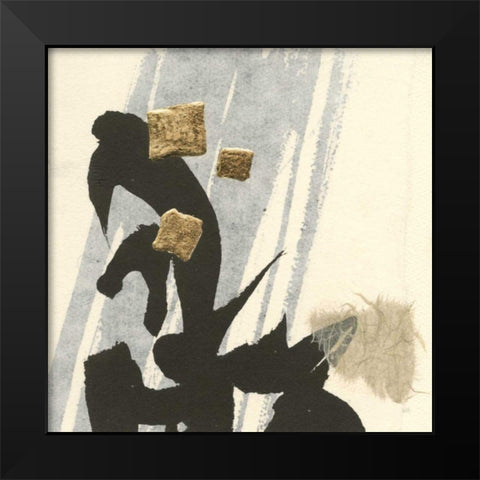 Collage IX Black Modern Wood Framed Art Print by Paschke, Chris