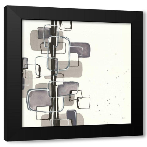 Mind Games I Black Modern Wood Framed Art Print by Paschke, Chris