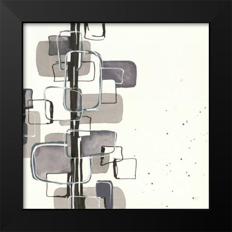 Mind Games I Black Modern Wood Framed Art Print by Paschke, Chris