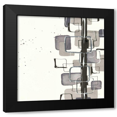 Mind Games II Black Modern Wood Framed Art Print with Double Matting by Paschke, Chris