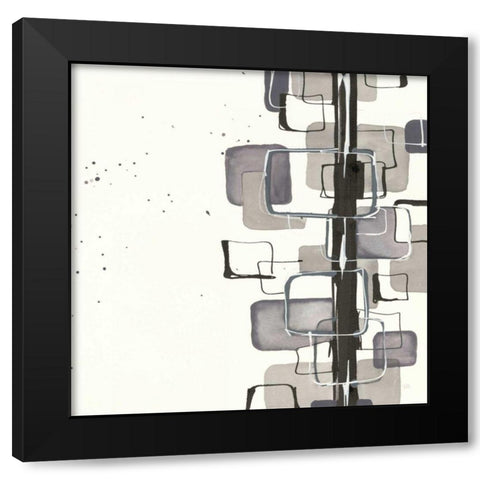 Mind Games II Black Modern Wood Framed Art Print by Paschke, Chris