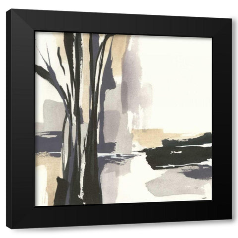 Placid I Black Modern Wood Framed Art Print by Paschke, Chris