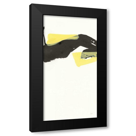 Minimal Panel I Black Modern Wood Framed Art Print with Double Matting by Paschke, Chris