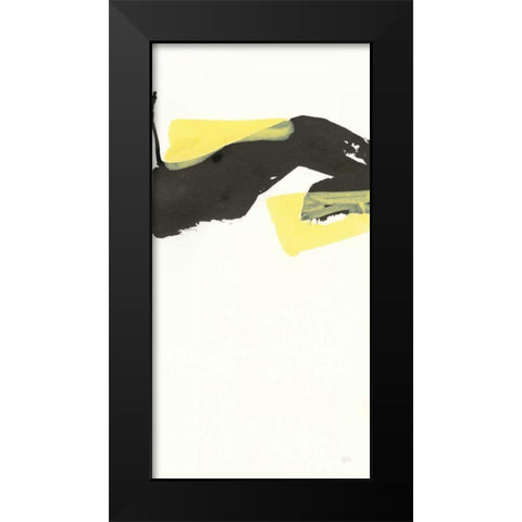 Minimal Panel I Black Modern Wood Framed Art Print by Paschke, Chris