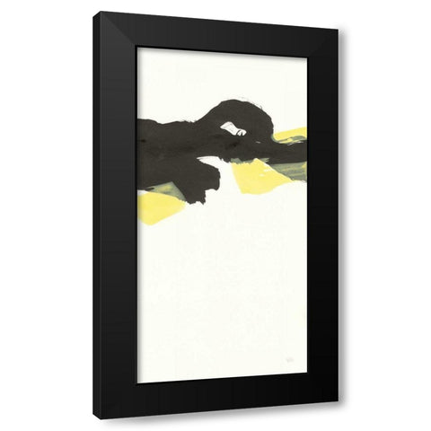 Minimal Panel II Black Modern Wood Framed Art Print with Double Matting by Paschke, Chris