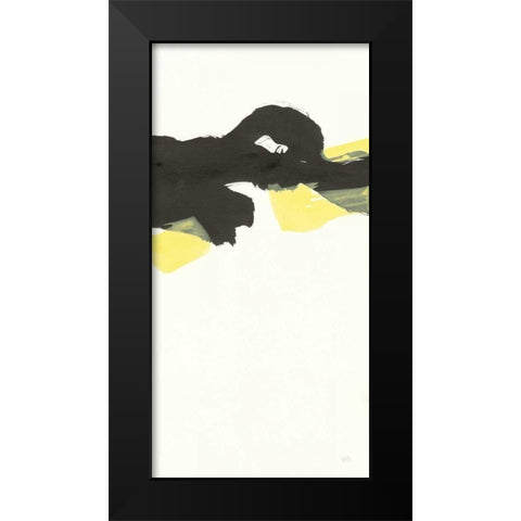 Minimal Panel II Black Modern Wood Framed Art Print by Paschke, Chris