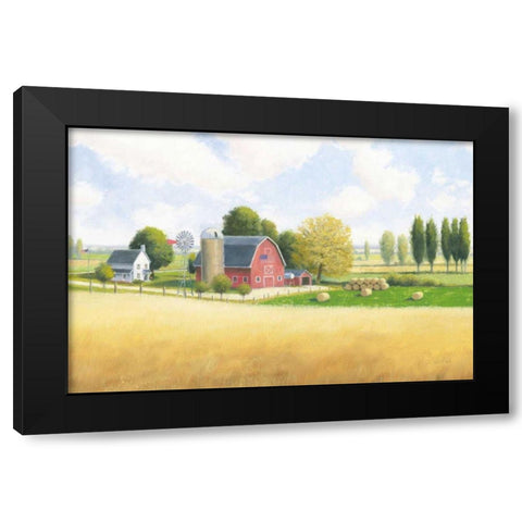 Land of the Brave Black Modern Wood Framed Art Print with Double Matting by Wiens, James