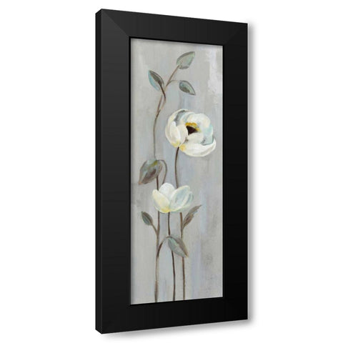 Neutral Branches I on Gray Black Modern Wood Framed Art Print by Vassileva, Silvia