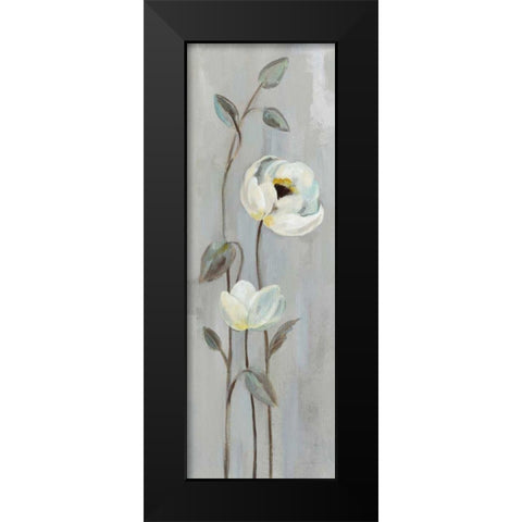 Neutral Branches I on Gray Black Modern Wood Framed Art Print by Vassileva, Silvia