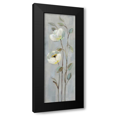 Neutral Branches II on Gray Black Modern Wood Framed Art Print with Double Matting by Vassileva, Silvia