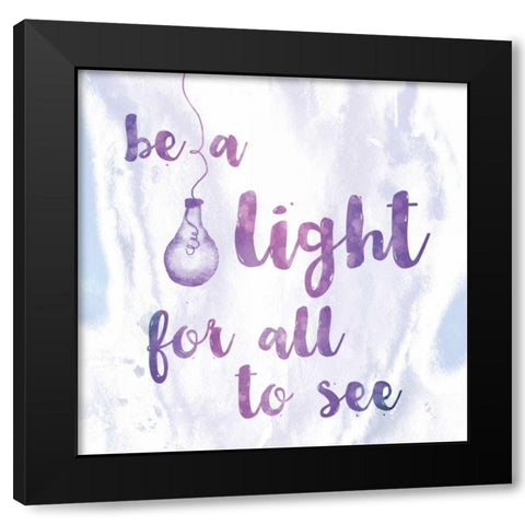 Words of Faith IV Black Modern Wood Framed Art Print by Adams, Sarah