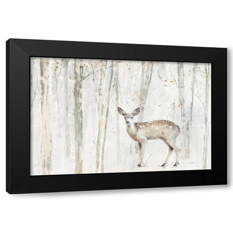 A Woodland Walk VII Black Modern Wood Framed Art Print with Double Matting by Audit, Lisa