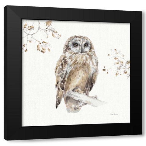 A Woodland Walk VIII Black Modern Wood Framed Art Print with Double Matting by Audit, Lisa