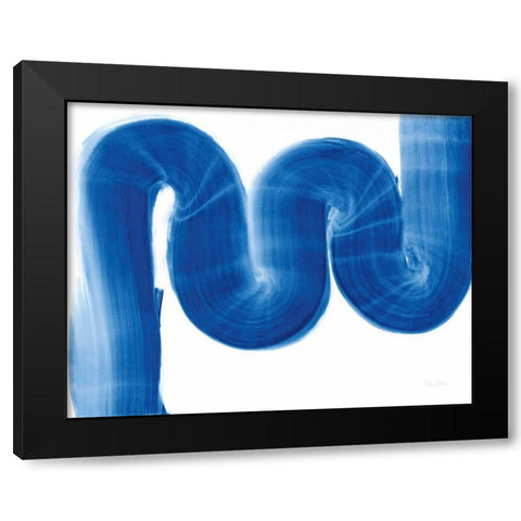 S Curve Black Modern Wood Framed Art Print by Rhue, Piper