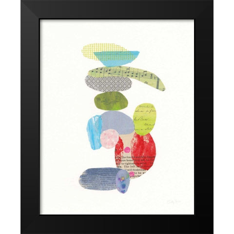 Whimsy III Black Modern Wood Framed Art Print by Prahl, Courtney