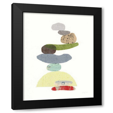 Whimsy IV Black Modern Wood Framed Art Print with Double Matting by Prahl, Courtney