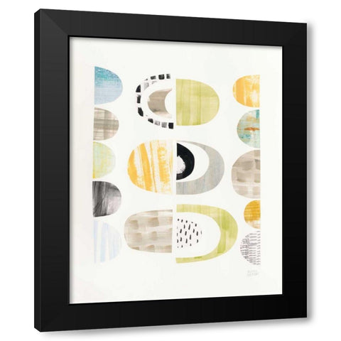 Mod Neutrals II Black Modern Wood Framed Art Print by Averinos, Melissa