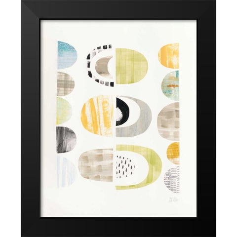Mod Neutrals II Black Modern Wood Framed Art Print by Averinos, Melissa