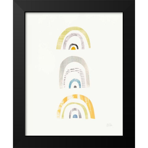 Mod Neutrals III Black Modern Wood Framed Art Print by Averinos, Melissa