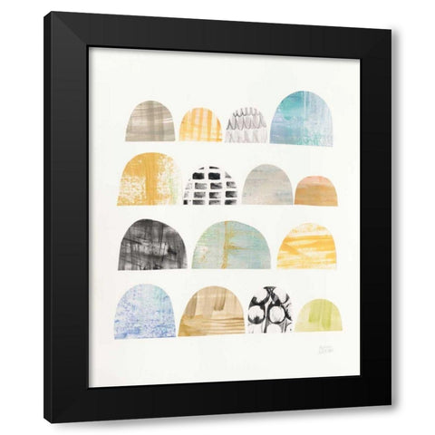 Mod Neutrals IV Black Modern Wood Framed Art Print by Averinos, Melissa