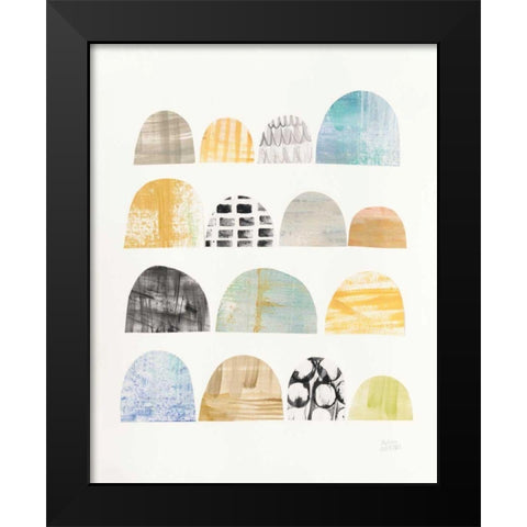 Mod Neutrals IV Black Modern Wood Framed Art Print by Averinos, Melissa