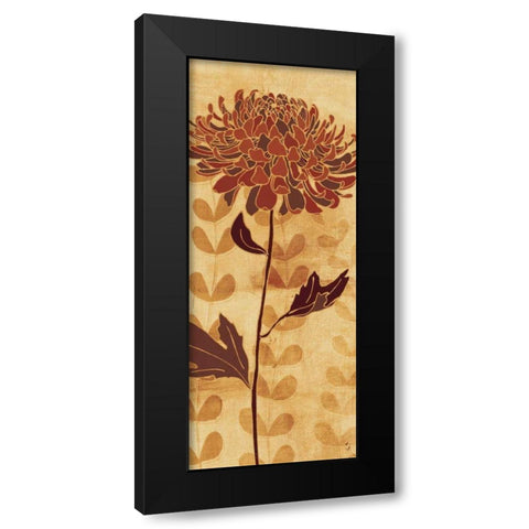 Sarahs Garden I Black Modern Wood Framed Art Print with Double Matting by Adams, Sarah
