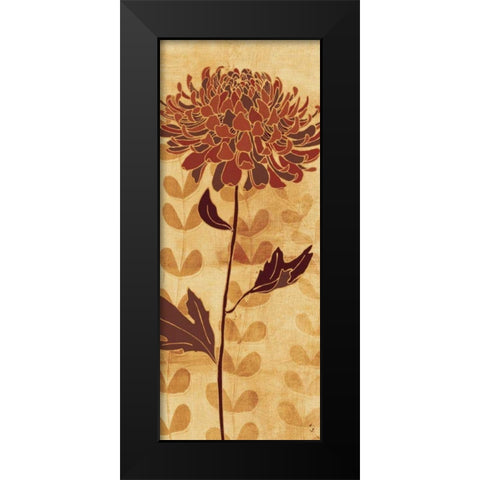 Sarahs Garden I Black Modern Wood Framed Art Print by Adams, Sarah