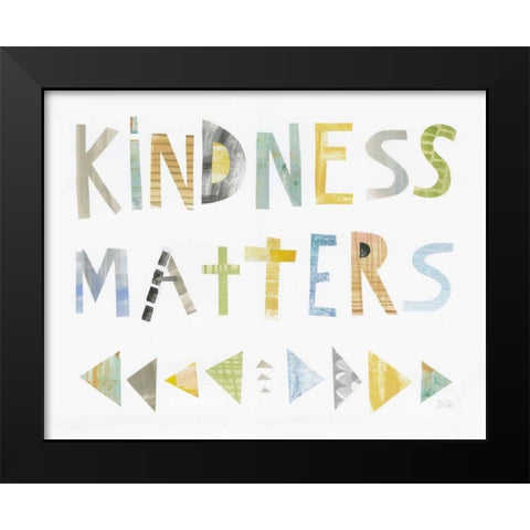 Sweet Sentiments II Black Modern Wood Framed Art Print by Averinos, Melissa