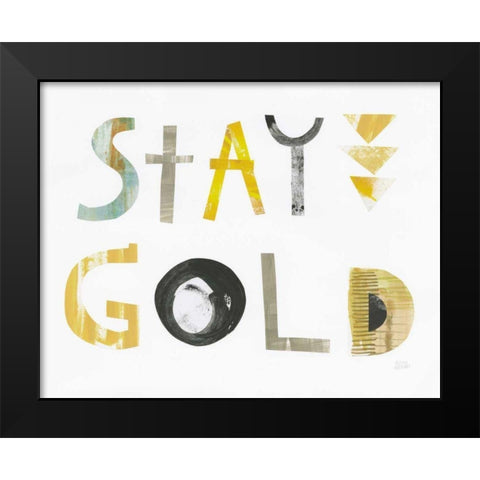 Sweet Sentiments IV Black Modern Wood Framed Art Print by Averinos, Melissa