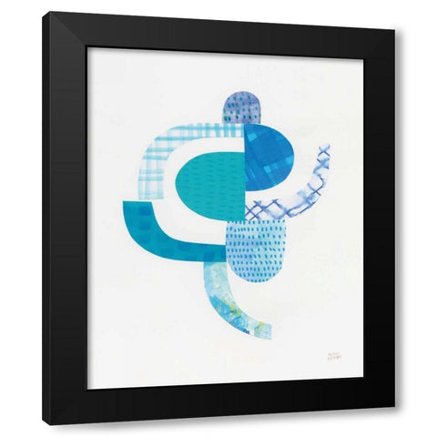 Fragments I Black Modern Wood Framed Art Print with Double Matting by Averinos, Melissa