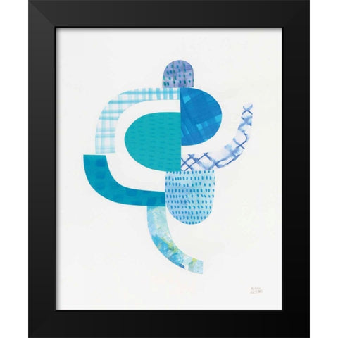 Fragments I Black Modern Wood Framed Art Print by Averinos, Melissa