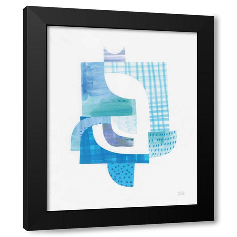 Fragments III Black Modern Wood Framed Art Print with Double Matting by Averinos, Melissa