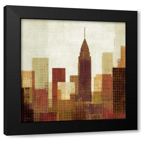 Summer in the City III Black Modern Wood Framed Art Print by Mullan, Michael