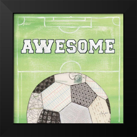 On the Field IV Awesome Black Modern Wood Framed Art Print by Prahl, Courtney