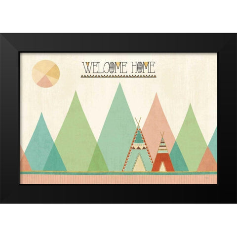 Southwest Geo I Black Modern Wood Framed Art Print by Charron, Veronique