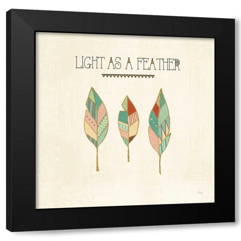 Southwest Geo VII Black Modern Wood Framed Art Print with Double Matting by Charron, Veronique