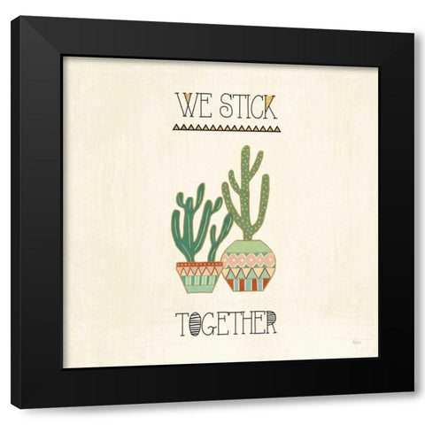 Southwest Geo VIII Black Modern Wood Framed Art Print by Charron, Veronique