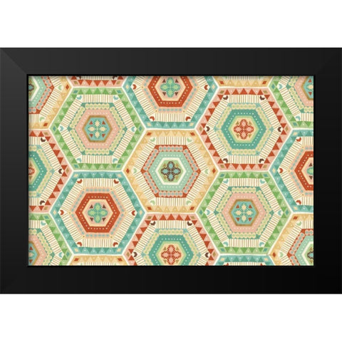 Southwest Geo XI Black Modern Wood Framed Art Print by Charron, Veronique