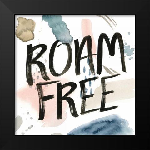 April Showers Inspiration II Black Modern Wood Framed Art Print by Marshall, Laura