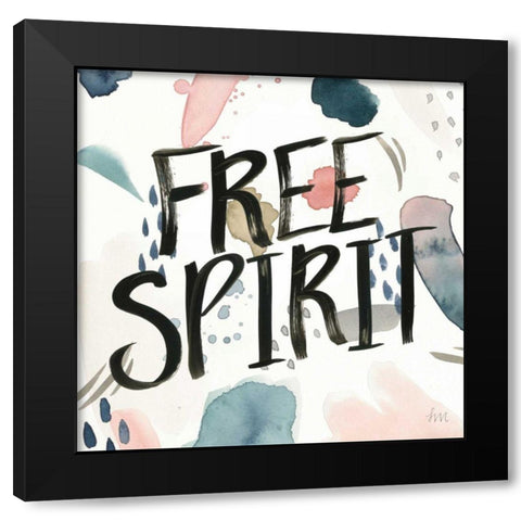 April Showers Inspiration III Black Modern Wood Framed Art Print by Marshall, Laura